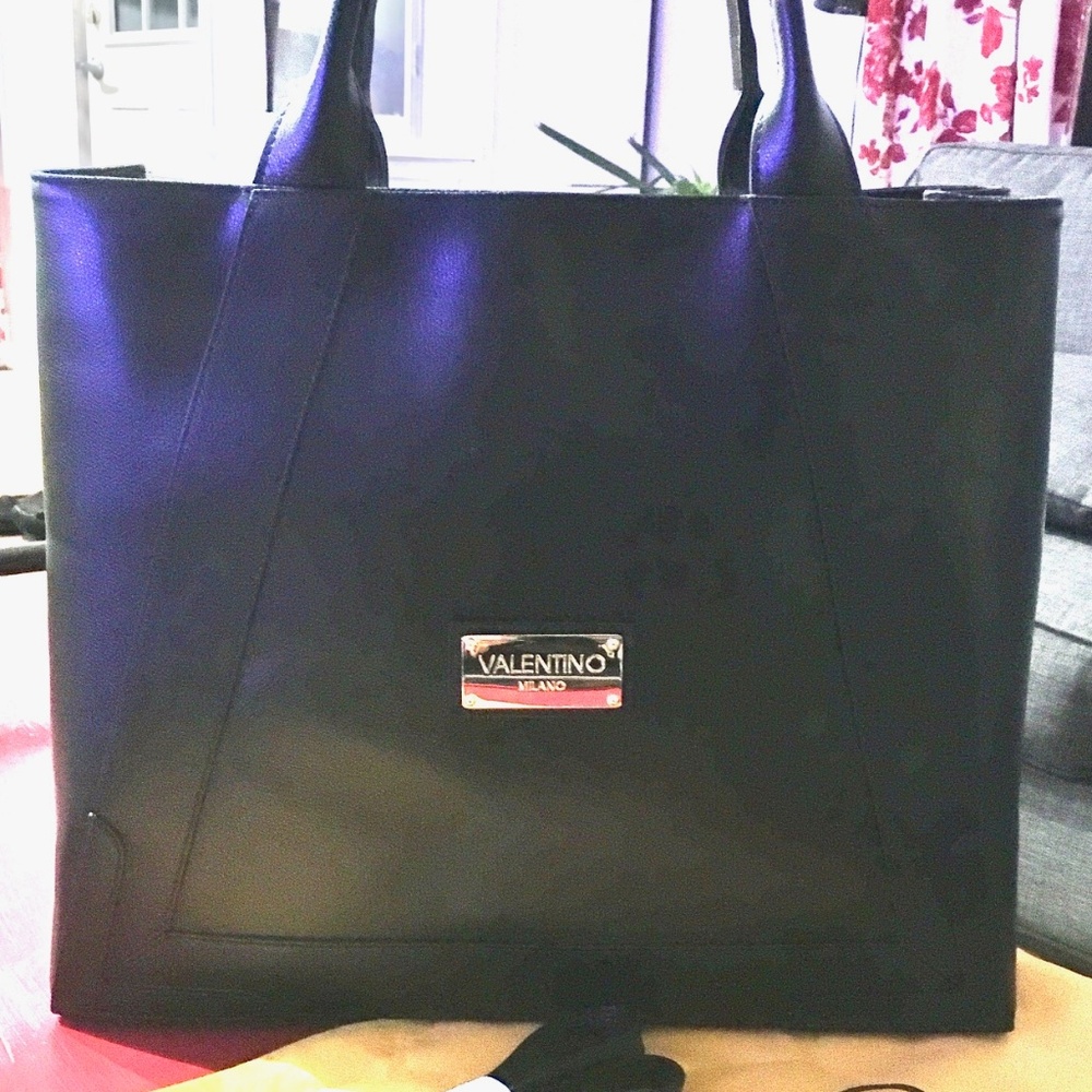 Valentino New with tags black tote